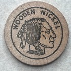 1968 Coin Club Of Greater New Bedford Ma Massachusetts Wooden Nickel Token T8782