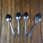 Echo Eterna Set Of 4 Serving Flatware Spoon Cake Spatula Floral Pattern