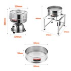 Electric Vibrating Sieve Machine Sifter Shaker Flour Sieve 10 80 150 Mesh