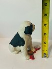 Sheepdog Figurine Puppy Dog Franklin Mint 1988 World Puppies Vtg Sculpture Gift