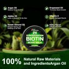 Beard Balm-2x Concentration Biotin -styles  Growth  Strengthens   Softens Bea   