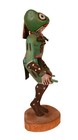 Hopi Pueblo Green Frog Kachina Doll By Watbar Namoki Late 20th Century