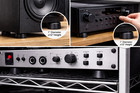 1-1 2  X 3 4  Natural Rubber Audio Isolation Mount Feet W  8 Hardware  4 Pack
