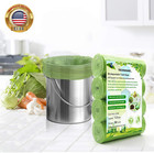 1 2 Gallon Biodegradable Trash Bags  80 Count  Compostable Garbage Bags  1 5 Gal