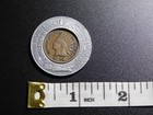 Token 1892 Indian Head Cent Baltimore   Ohio Railroad Trains Good Luck Penny