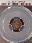 1853 3 Cent Silver  Pcgs Au58