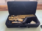 Yamaha Yas-280 Alto Saxophone Eb Gold Lacquer Brass W  Case Mouthpiece Stand