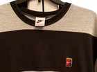  90s Men s Nike Tennis Challenge Court Striped T-shirt  Size Large