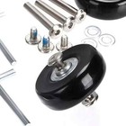 50 X 18mm Set Of 4 Luggage Suitcase Replacement Wheels