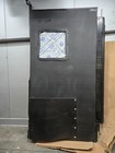 Kps Global 48 x96  High-traffic Impact Cooler Door- Black With Kick Plate