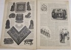 Harpers  Bazar April 11 1885 With Rare Victorian Fashion Pattern Sheet No  15