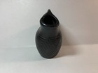 Bigmeat Cherokee N c  Native American Indian Black Pottery Vase Carved Diamonds