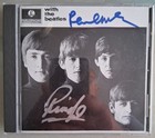 Ringo Starr And Paul Mccartney Autographed Cd Cover  Rare As Hens Teeth  