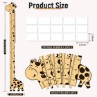 Wooden Growth Chart For Kids giraffe Height Chart For Boy Girls measuring Boa   