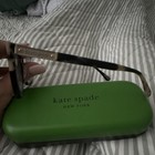 Kate Spade New York So Happy Women   s Black Full Rim Plastic Eyeglasses 52-16-140
