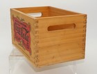 Coca Cola Coke Vintage 1996 Small Wood Box Chest Crate W  Dove-tail Corners