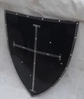 Medieval Knight Templar Cross Shield 24 Inch 18 Gauge Steel Battle Armor