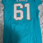 Nike Miami Dolphins  61 Louis Game Used Jersey 2013 Nfl Season