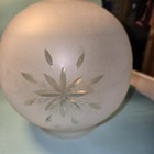 Vintage Starburst Ball Globe Lamp Shade 5 1 2    Diameter With 3    Fitter