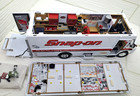 Snap-on Diecast Mini Car  Mechanic Figure Rare 1 32 Mechanic Tool Set Boxed Rare