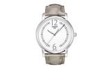 New Tissot T052 210 16 037 01 T-trend Round Silver Dial Leather Ladies Watch