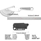 Ka-bar Wrench Fixed Knife 3  Blade 425 Carbon Steel One Piece  Free Shipping 