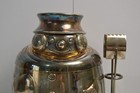 Vintage Towle Snowman Christmas Silver Plated Ice Bucket W tongs Collectible