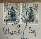 Malaya Early 1906 North Borneo British Protectorate Overprint Stamps To Usa