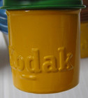 10 Vintage Kodak 35 Mm Metal Tin Film Empty Canisters 9 Embossed    5 Film Rolls