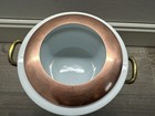 Williams Sonoma Ruffoni Italian Hammered Copper Fondue W  Porcelain Insert