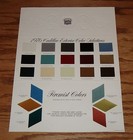 Original 1976 Cadillac Exterior Color Selections Sales Brochure 76