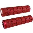 Odi Rogue Lock-on Mountain Bike Grips Black With Red Clamps