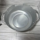 1940s 50s Hammered Aluminum Casserole Dish Retro Handle Pyrex Insertbuenilum Set