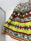 Native American Seminole Miccosukee Patchwork Handmade Christmas Girl Skirt  57 