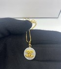 Authentic Chanel Zipper Pull Charm On New  18    Necklace