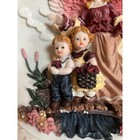 Vintage Cherubic Angel Guardian With Children 3d Wall Plate Decorative Art