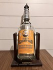 Old Grand-dad Bourbon Whiskey Bottle W  Wooden Cradle   Branded Pour Spout 1 Gal