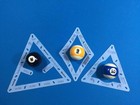Accu-rack Outsville Billiards Template Set  solo  Diamond 9 And Pro 10 