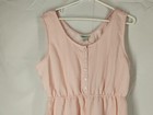 Rebellion Womens Size Small Sleeveless Pink Light Weight Bow Vintage Style Dress