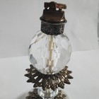 Vintage Mcm Hollywood Regency Glass Table Lighter W  Marble Base By L l Wmc 