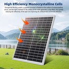 300w Watt 12v Mono Off-grid Solar Panel Pv Module For Rv Marine Home Camping Us