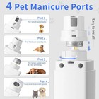 Heusom Silent Groom Pro Nail Grinder  Heusom Dog Nail Trimmer  Rechargeable Usb