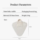 Newborn Baby Swaddle Blanket swaddling Wrap  Super Soft 0-3 Months Beige   Green