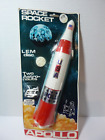 Vintage 1970s Processed Plastics Apollo Moon Rocket - Moc new Old Stock
