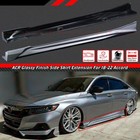 For 2018-22 Honda Accord Acr Lunar Silver Metallic Add On Side Skirt Extensions