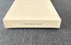 Apple Watch 44mm White Sport Band Strap Unopened New Stainless Steel Pin