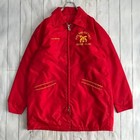 Astro Sportswear Coach Jacket 44 Red Nylon Insulated Embroidery Canada Made