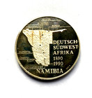 999 Silver Medal Heligoland-sansibar Treaty German South West Africa Namibia