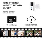 1080p Wireless Wifi Doorbell Intercom Video Security Camera Door Ring Bell Chime