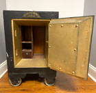 Silas C  Herring 1852 Antique Safe